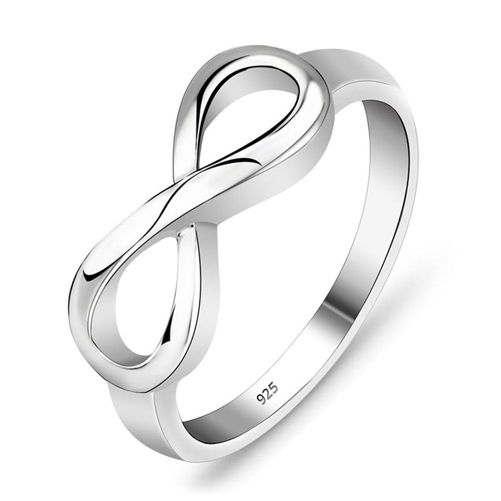 925 Sterling Silver Infinity Ring