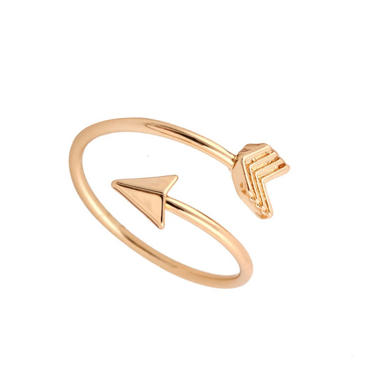 Brass Small Arrow Cute Ring